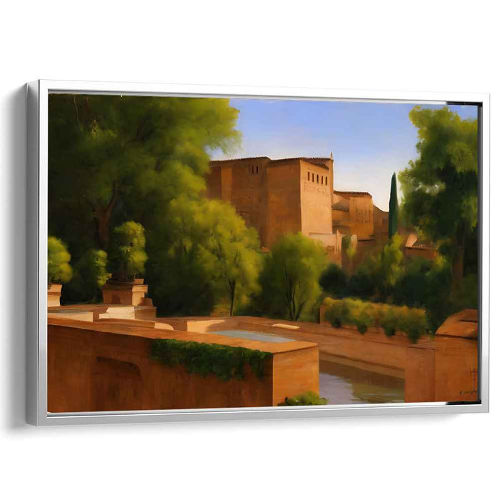 Ancient Citadel Terrain: Classical Realism Landscape of Historic Fortress
