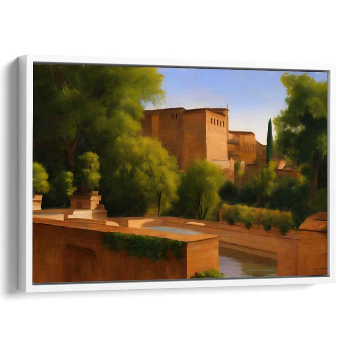 Ancient Citadel Terrain: Classical Realism Landscape of Historic Fortress