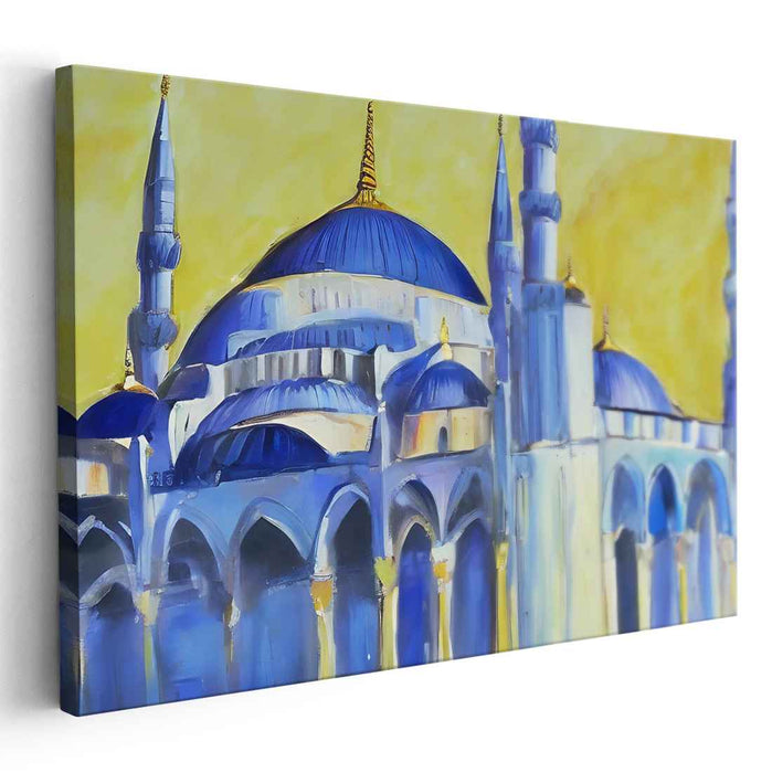 Harmony in Color Symphony: A Symphony of Blue and Yellow