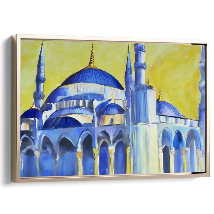 Harmony in Color Symphony: A Symphony of Blue and Yellow