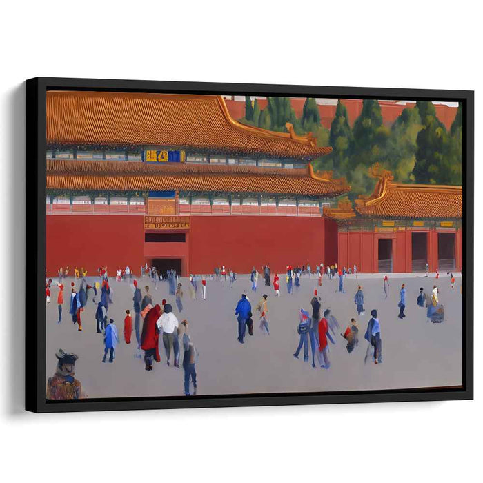 Palace Parade: The Forbidden City in Motion Canvas Art Print