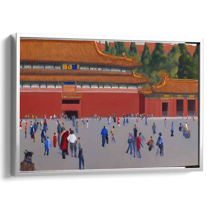 Palace Parade: The Forbidden City in Motion Canvas Art Print