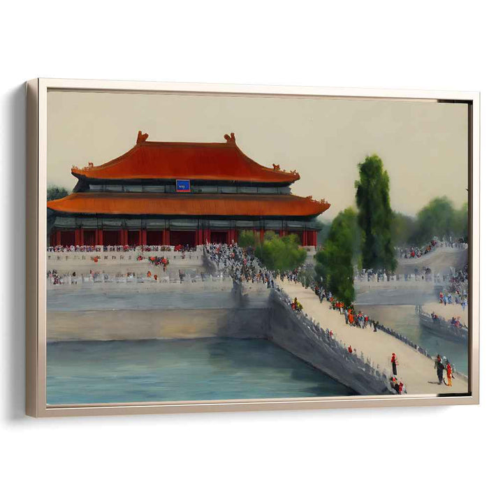 Dynasty Impressions: Ancient Chinese Palace Canvas Art Print