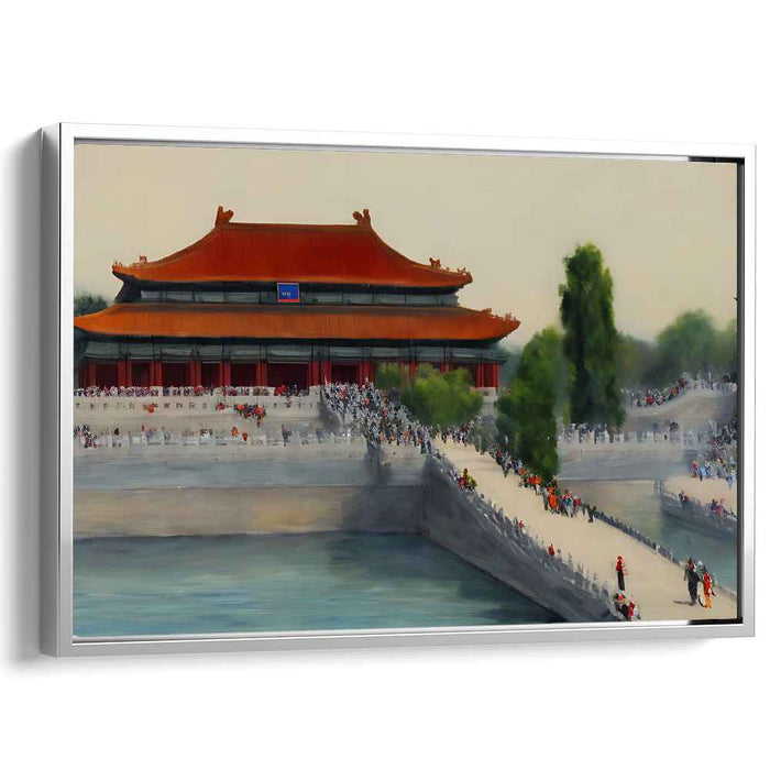 Dynasty Impressions: Ancient Chinese Palace Canvas Art Print