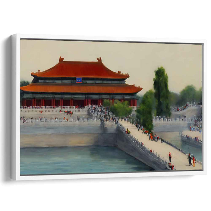 Dynasty Impressions: Ancient Chinese Palace Canvas Art Print