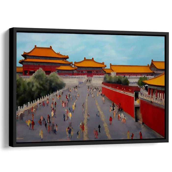 Worldly Wonders: Captivating Cultural Canvas Art Print