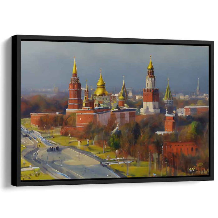Timeless Echoes of Red Square: Realistic Impression of Moscow's Historic Heart Canvas Art