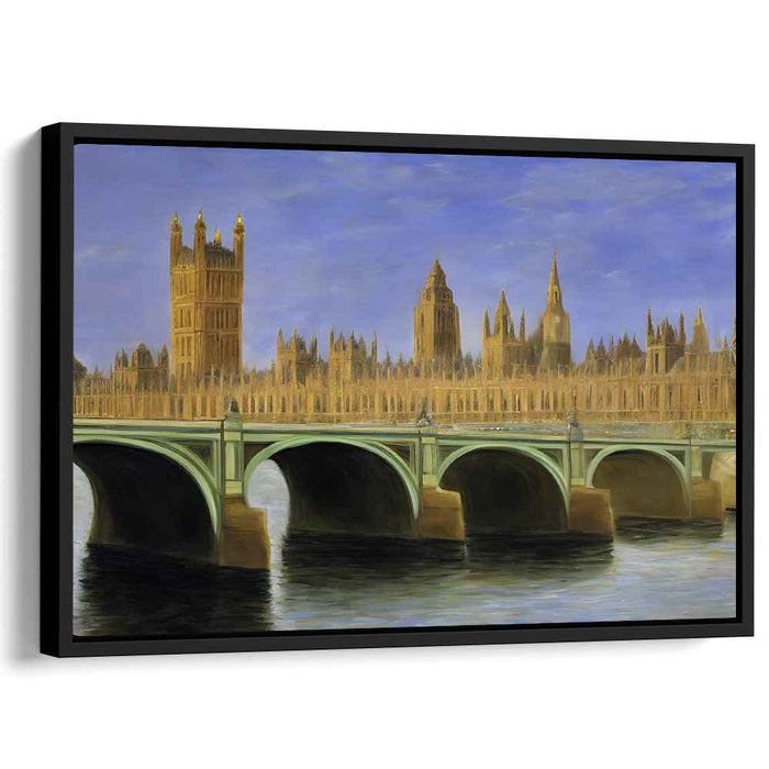 Elegant Westminster: Majestic Gothic Architecture Canvas Art