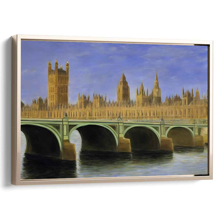 Elegant Westminster: Majestic Gothic Architecture Canvas Art