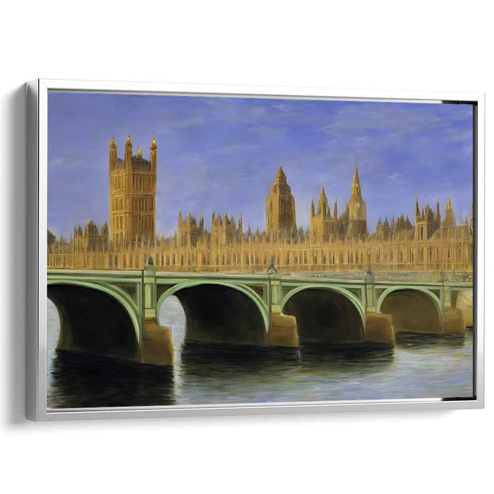Elegant Westminster: Majestic Gothic Architecture Canvas Art