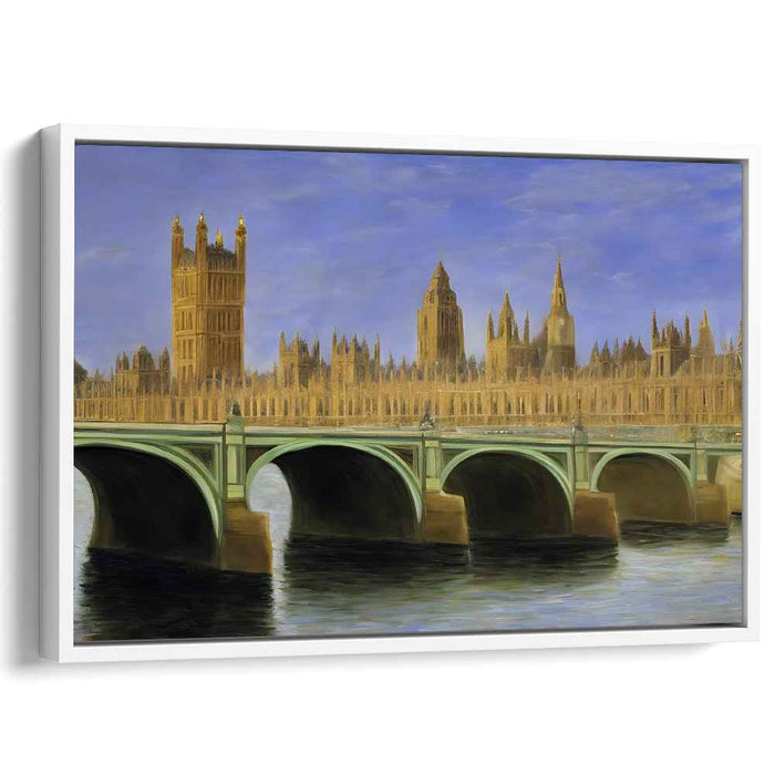 Elegant Westminster: Majestic Gothic Architecture Canvas Art