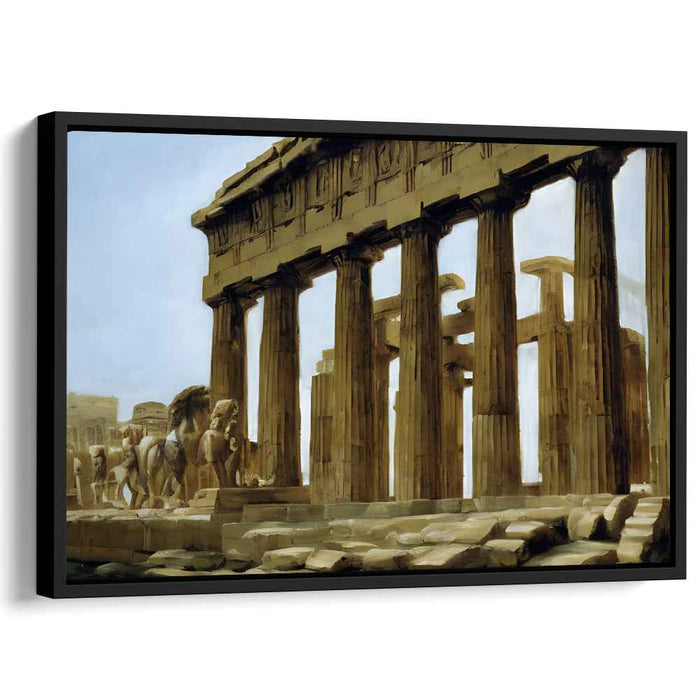 Athenian Legacy: A Classical Depiction of the Parthenon