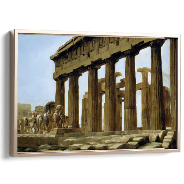 Athenian Legacy: A Classical Depiction of the Parthenon