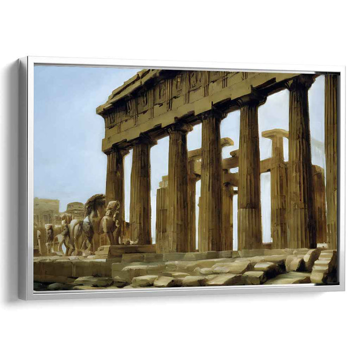 Athenian Legacy: A Classical Depiction of the Parthenon