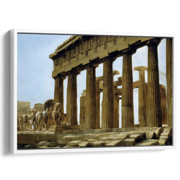 Athenian Legacy: A Classical Depiction of the Parthenon