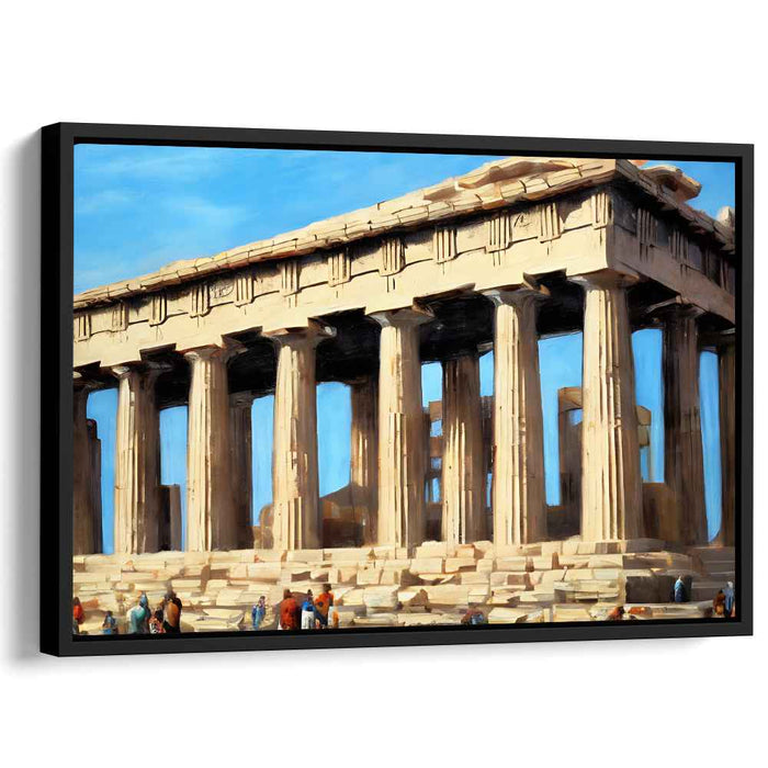 Ethereal Golden Facade Glow: A Timeless Architectural Marvel in Golden Light