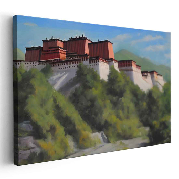 True Nature Illusion: Realistic Landscape Canvas Art Print