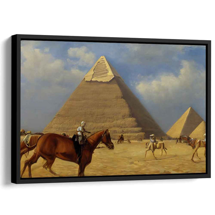 Sandswept Hooves: Equestrian Journey through the Pyramids of Giza