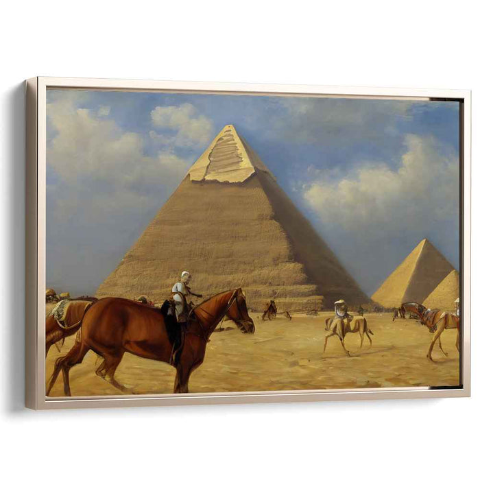 Sandswept Hooves: Equestrian Journey through the Pyramids of Giza