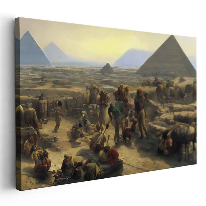 The Builders of the Pyramids: Epic Labor of Ancient Egypt