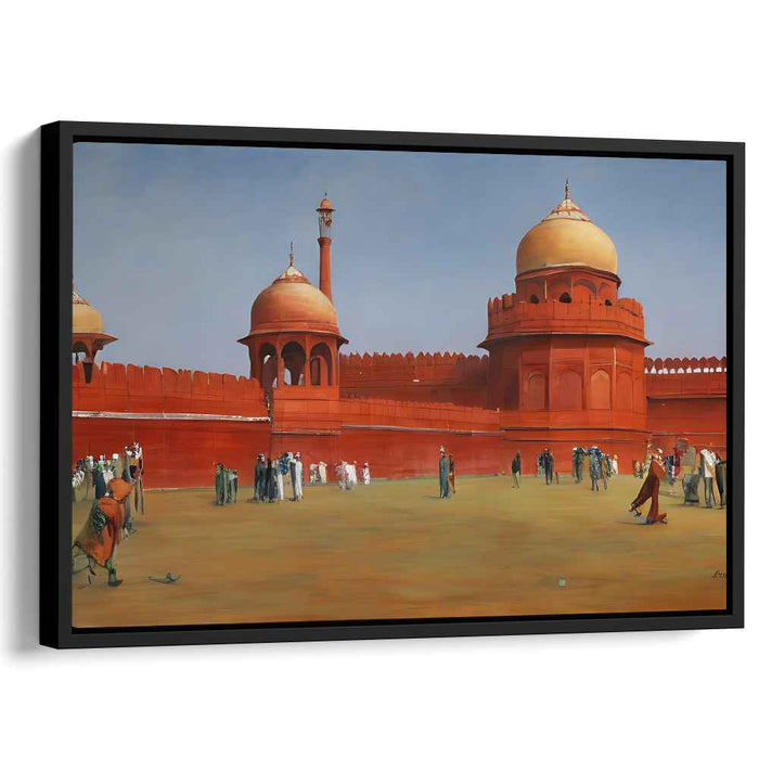 Architectural Legacy: Historical Architecture Canvas Art Print