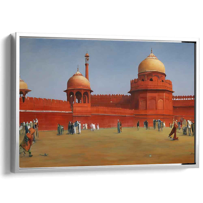 Architectural Legacy: Historical Architecture Canvas Art Print