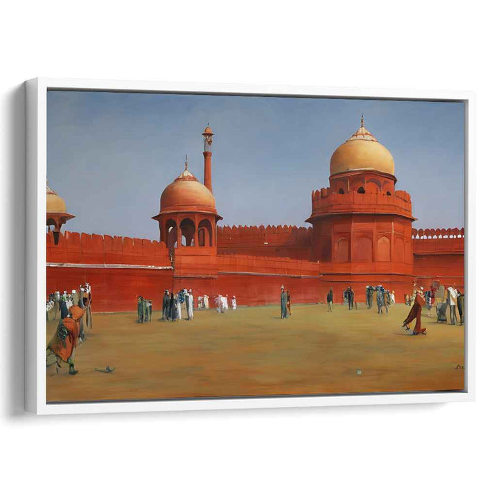 Architectural Legacy: Historical Architecture Canvas Art Print