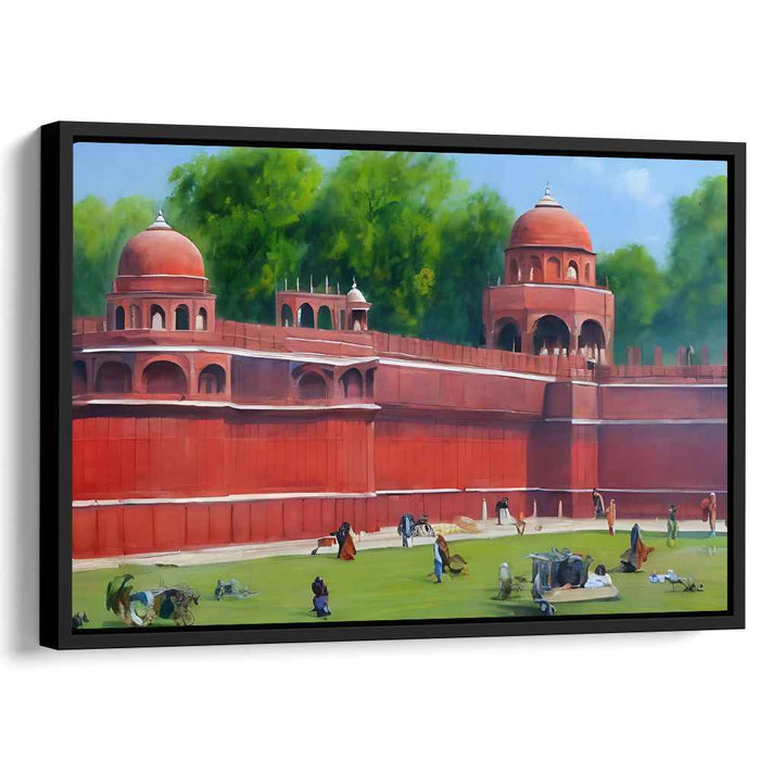 Daily Mementos: A Glimpse of Heritage and Daily Life Canvas Art Print