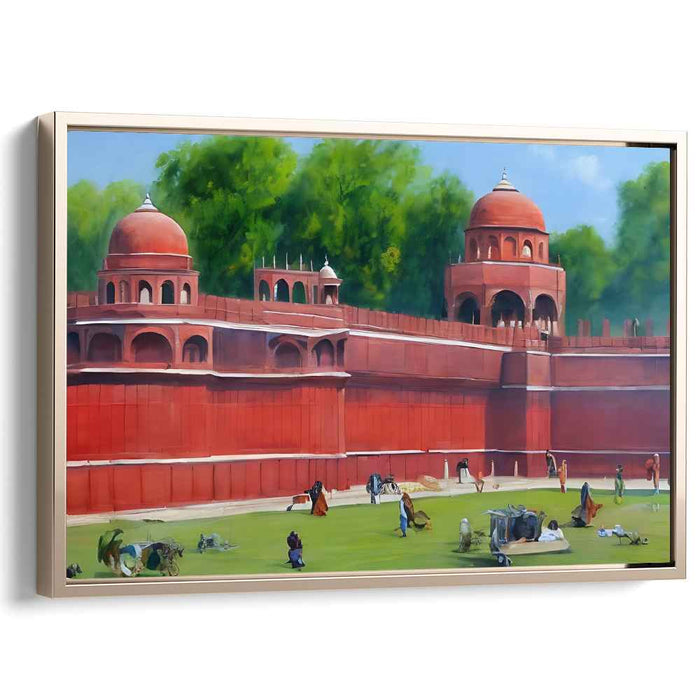 Daily Mementos: A Glimpse of Heritage and Daily Life Canvas Art Print