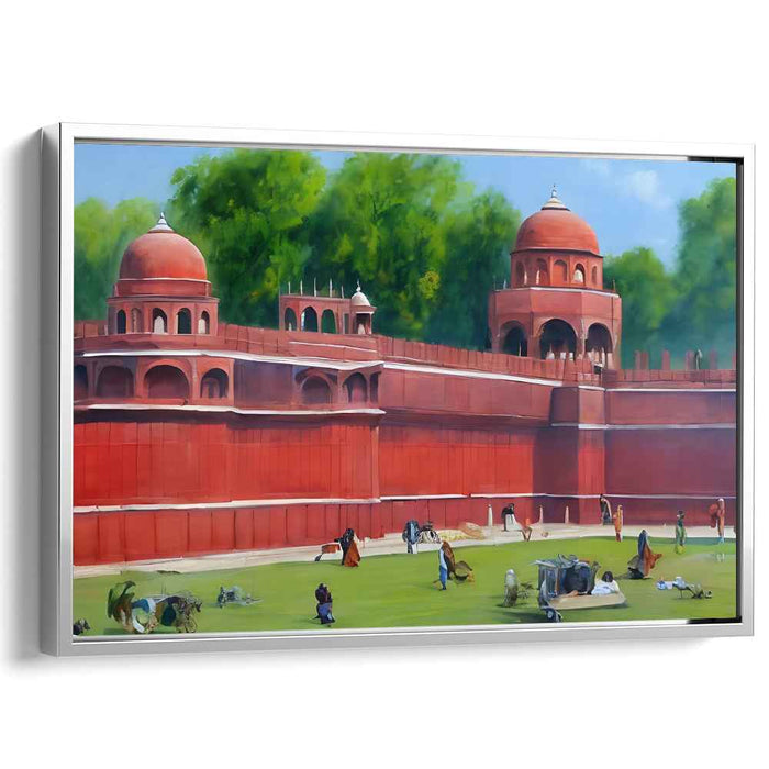 Daily Mementos: A Glimpse of Heritage and Daily Life Canvas Art Print