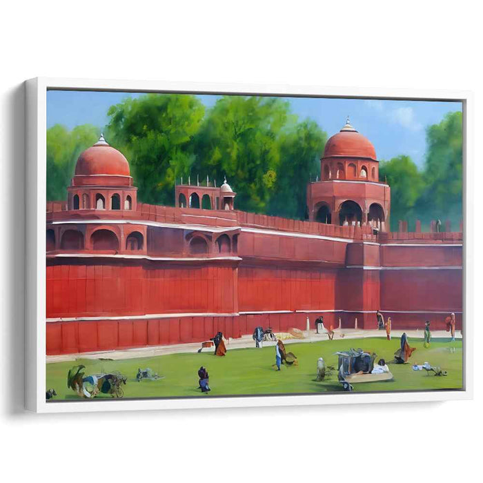 Daily Mementos: A Glimpse of Heritage and Daily Life Canvas Art Print