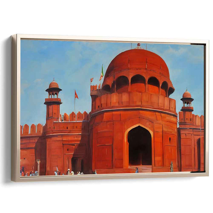 Ancient Echoes On Canvas: Historical Indian Architecture Canvas Art