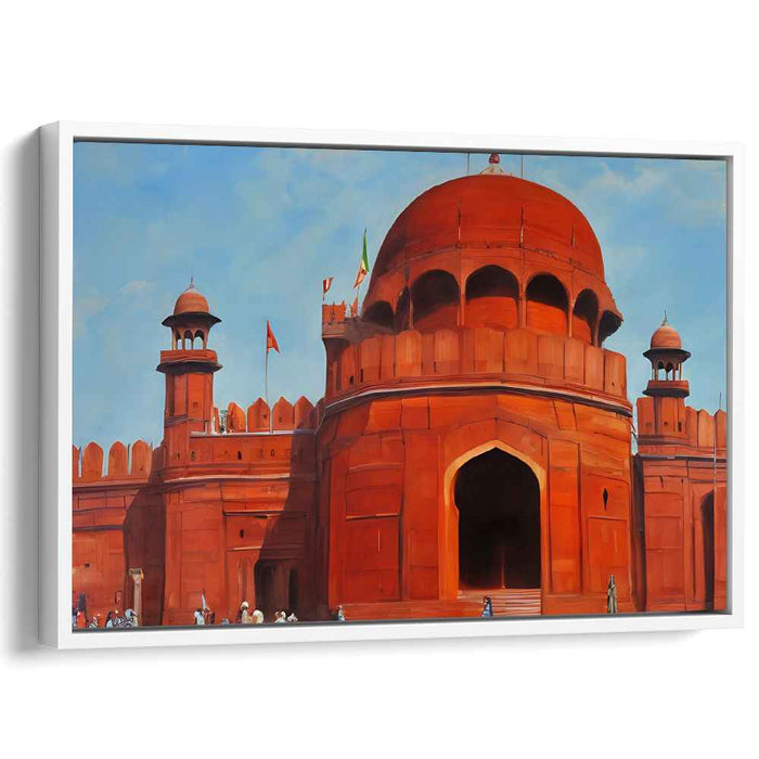 Ancient Echoes On Canvas: Historical Indian Architecture Canvas Art