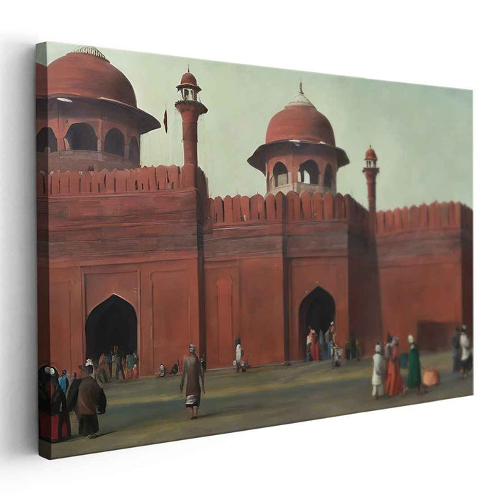 Intricate Palatial Marvels: A Glimpse into Mughal Architectural Splendor