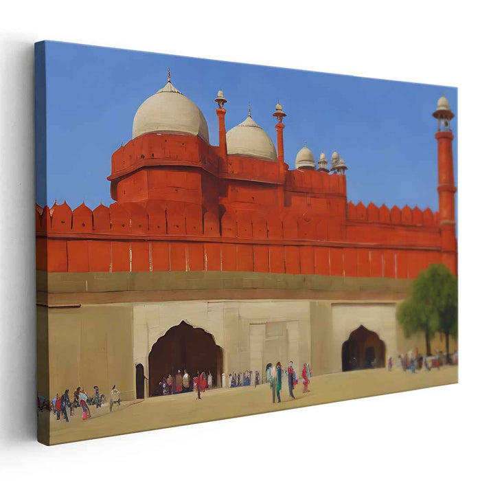 Pillars of Light: Architectural Grandeur in Sunlit Splendor