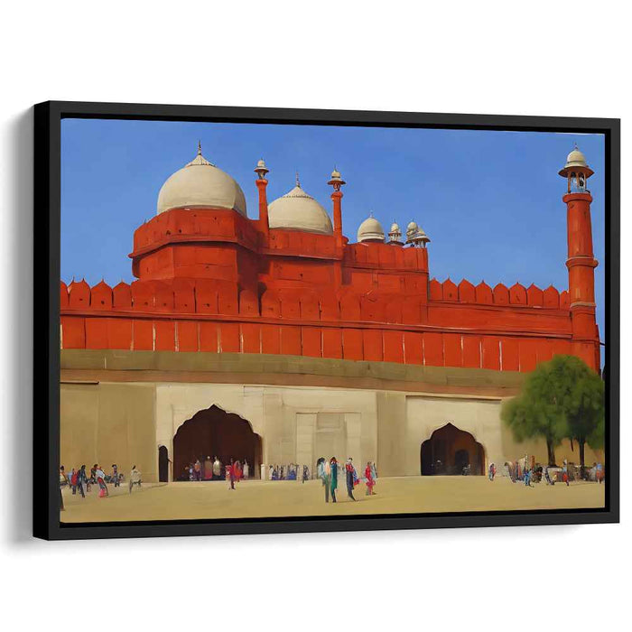 Pillars of Light: Architectural Grandeur in Sunlit Splendor