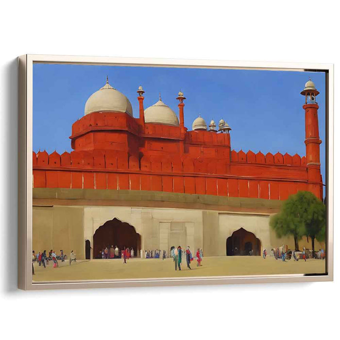 Pillars of Light: Architectural Grandeur in Sunlit Splendor