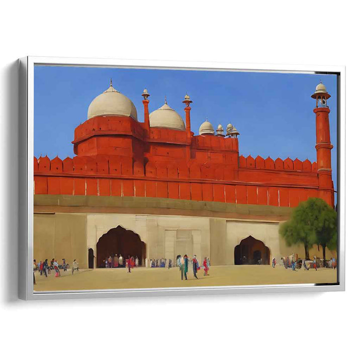 Pillars of Light: Architectural Grandeur in Sunlit Splendor