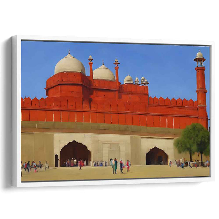 Pillars of Light: Architectural Grandeur in Sunlit Splendor