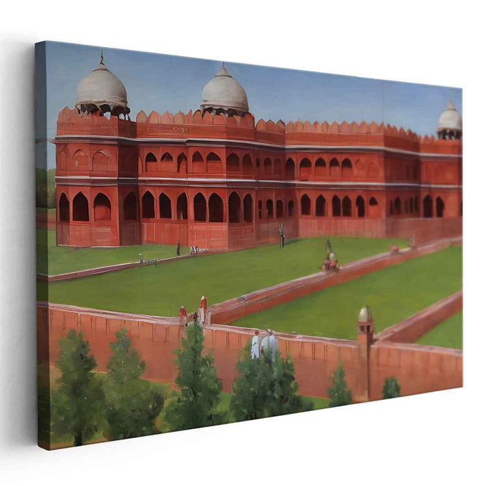 Legacy Arches Impressions: Majestic Historical Architecture Canvas Art