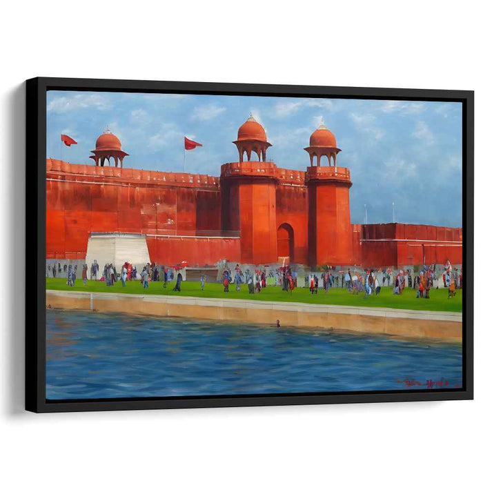 Eternal Grace of Lahore Fort: Historical Landmark Canvas Art