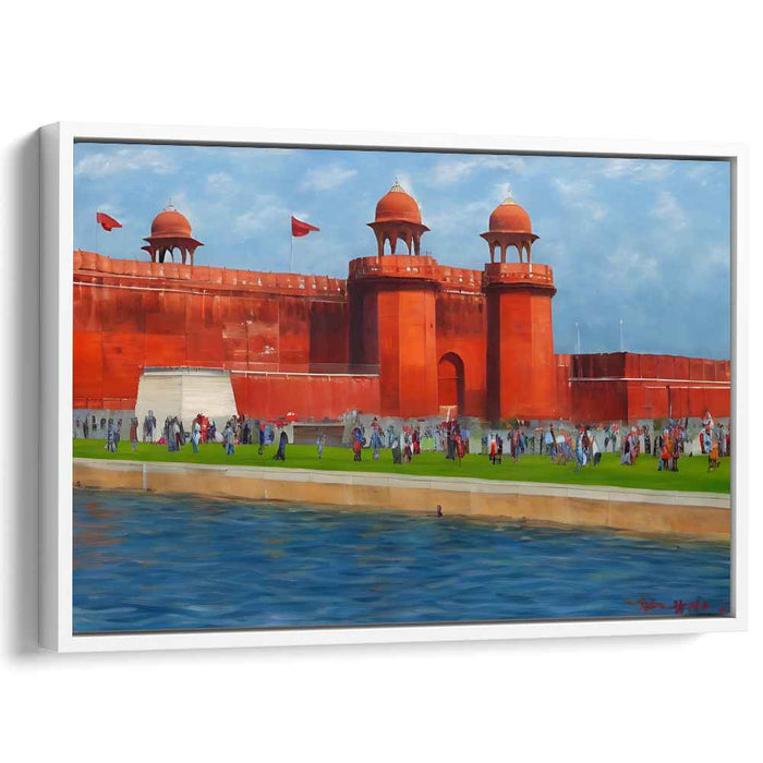 Eternal Grace of Lahore Fort: Historical Landmark Canvas Art