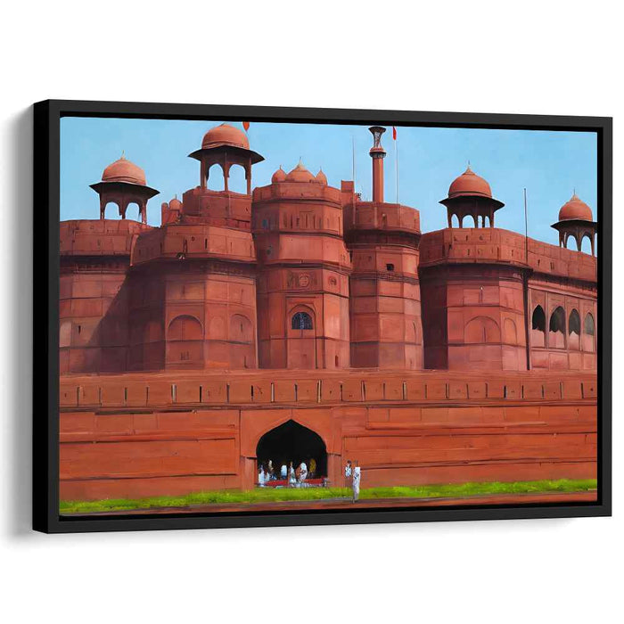 Echoes of Ancient Splendor: Realistic Historical Landmark Canvas Art