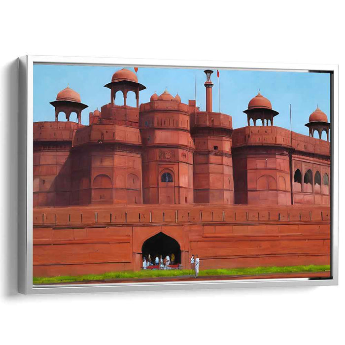 Echoes of Ancient Splendor: Realistic Historical Landmark Canvas Art