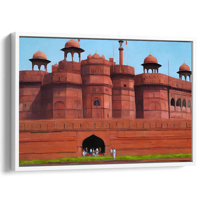 Echoes of Ancient Splendor: Realistic Historical Landmark Canvas Art
