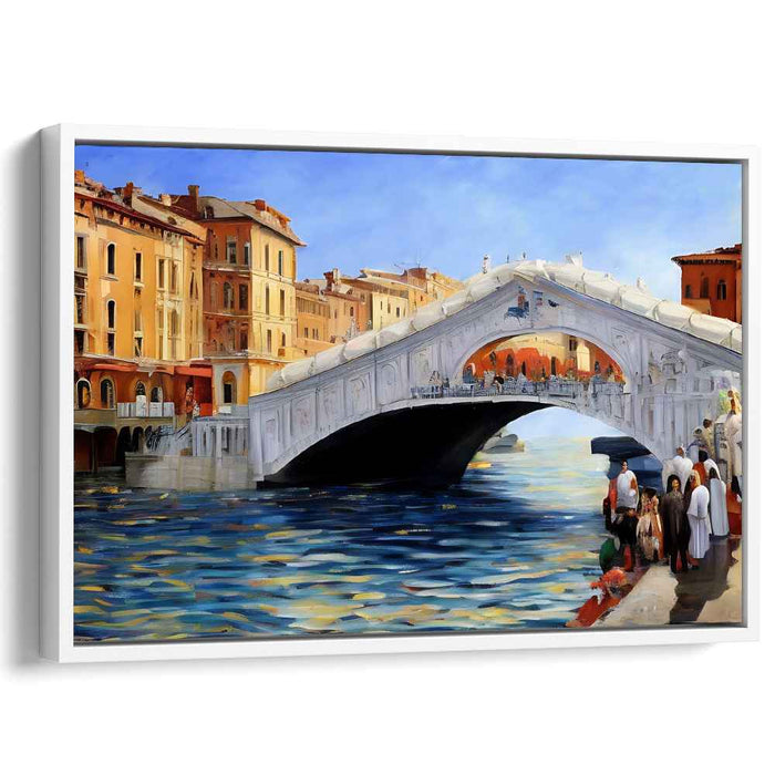 Canal Crossing Charm: The Rialto Bridge Over the Grand Canal