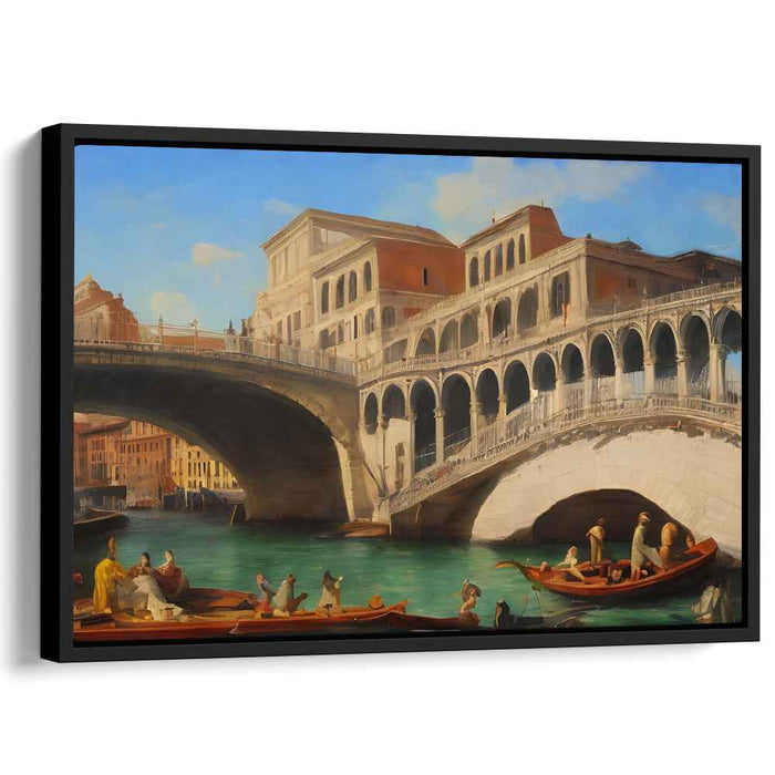 Venetian Glow: Rialto Bridge in Afternoon Light