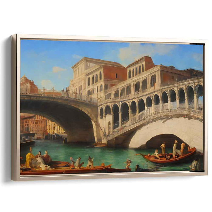 Venetian Glow: Rialto Bridge in Afternoon Light