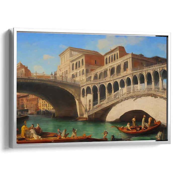 Venetian Glow: Rialto Bridge in Afternoon Light