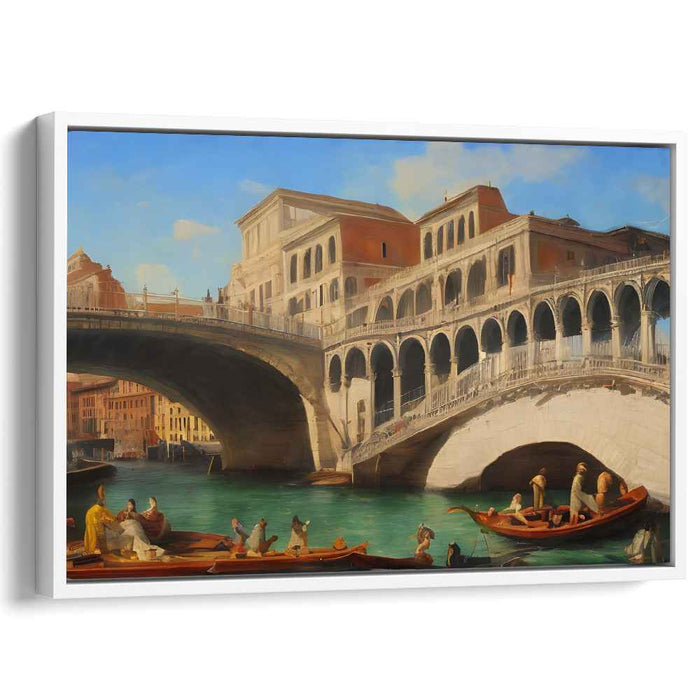 Venetian Glow: Rialto Bridge in Afternoon Light